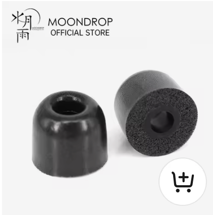 MOONDROP Embouts de esponja MIS-Tip para auriculares T55